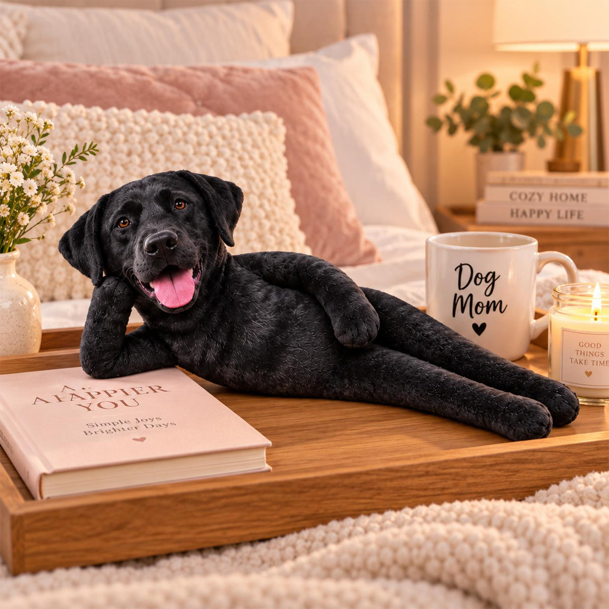 Personalized Labrador Retriever Photo Pet Squishy Toy Poseable Plush Doll, Funny Gift For Dog Mom, Dad, Cat Lover T1807 Hv01