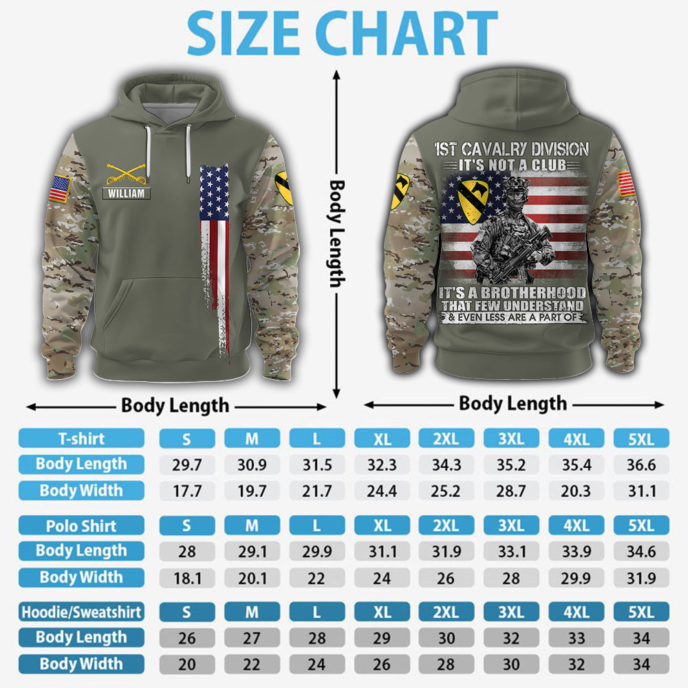 Personalized Veteran Shirt It's Not A Club It's A Brotherhood That Few Understand All Over Print Shirt Gift For Veterans K1702 MT2