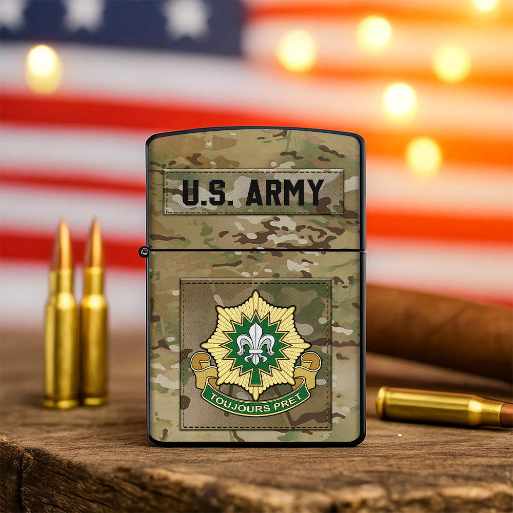 Veteran Custom Lighters Division And Rank Personalized Gift K1702 Trhn