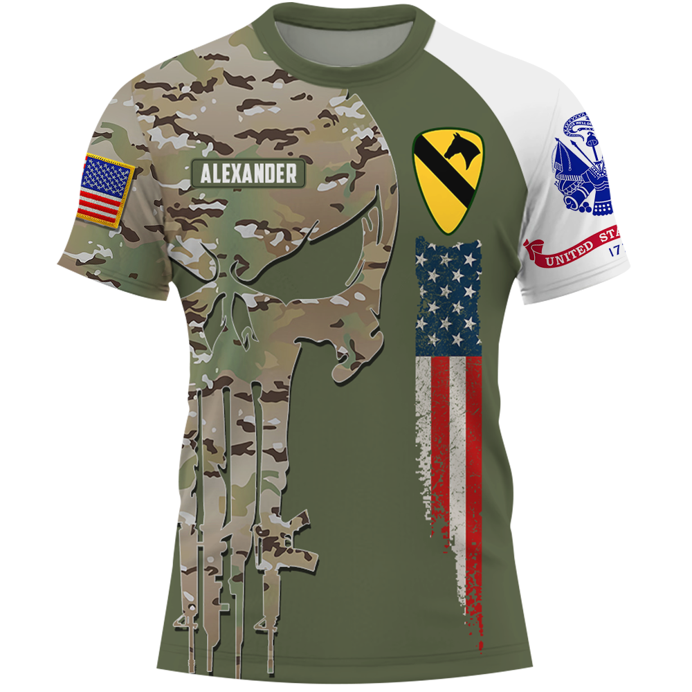 Personalized All Over Print Shirt I Served My Country What Did You Do Custom All Branch Military K1702