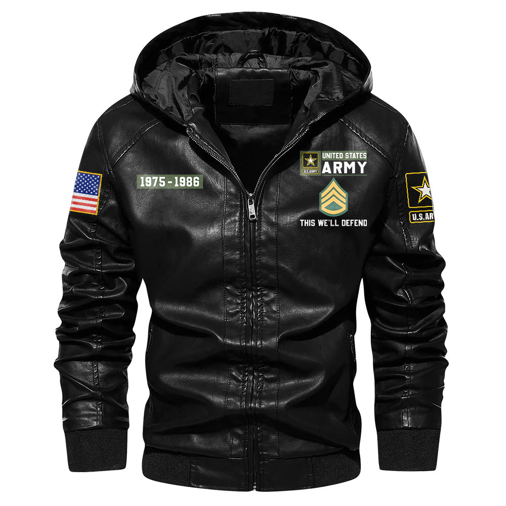 I Didn't Go To Harvard I Went To Military Base Personalized Leather Jacket For Veteran K1702 Trhn