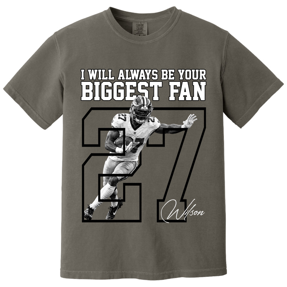 Personalized Washed Tee Custom American Football Players Sport Family NA04 T24