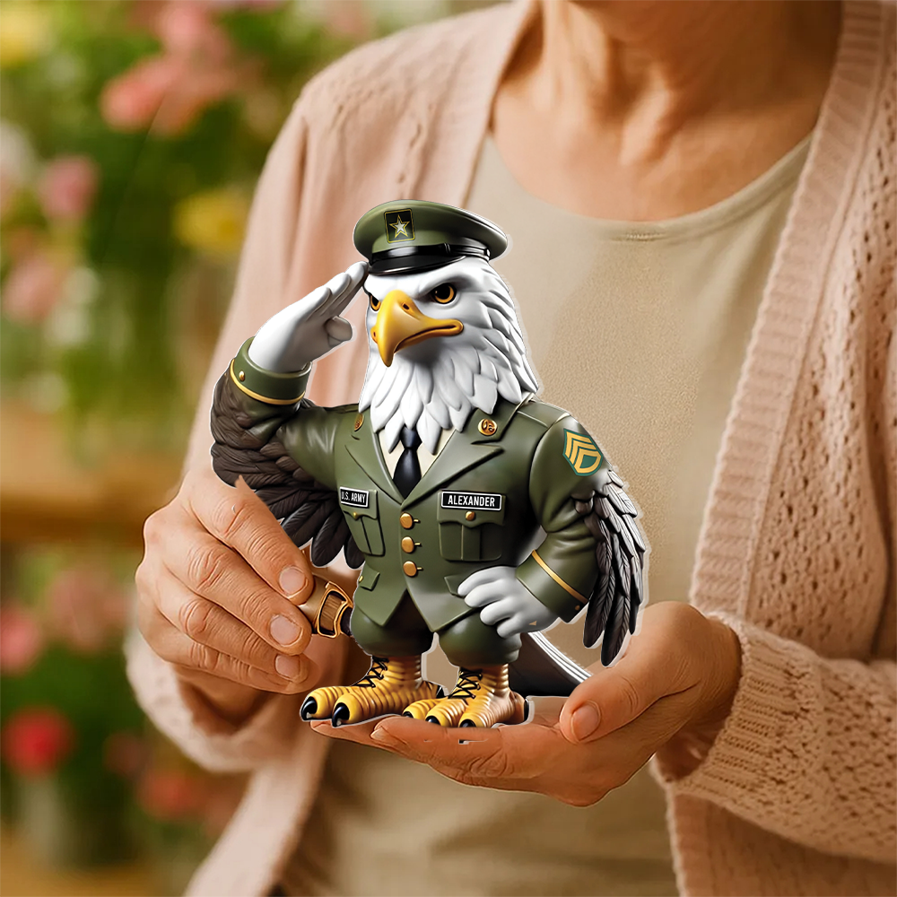 Personalized Acrylic Block Plaque Veteran Custom All Military Branches Acrylic Plaque, Unique Keepsake, Gift For Veterans K1702 Trhn