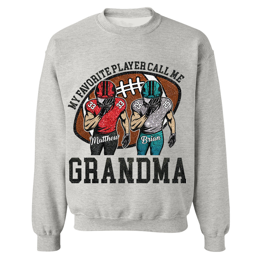 My Favorite Player Call Me Mom Grandma Personalized Football Mom Grandma Shirt Gift For Sport Family T1807 TH23