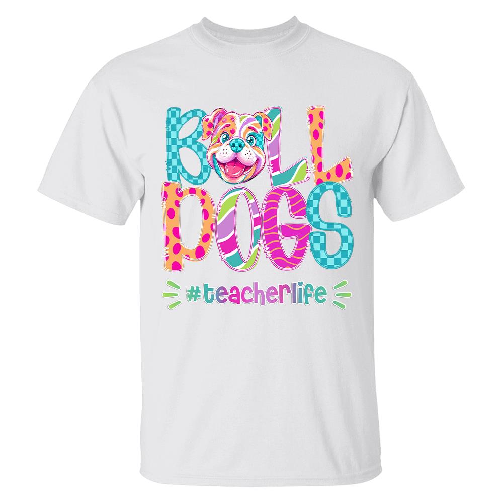 Personalized Mascot Spirit Shirt, Personalized School Spirit Tee, Colorful Team Name T-Shirt Hv01