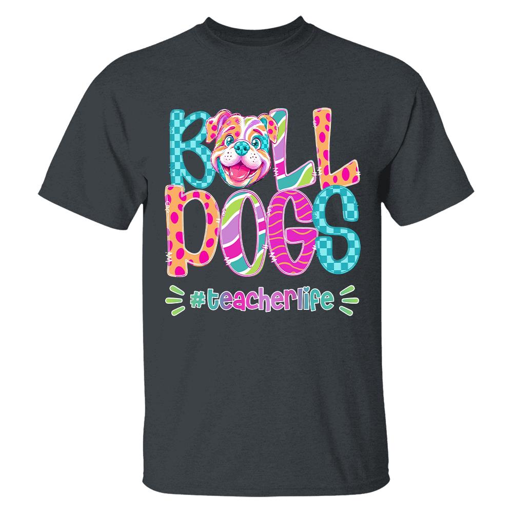 Personalized Mascot Spirit Shirt, Personalized School Spirit Tee, Colorful Team Name T-Shirt Hv01