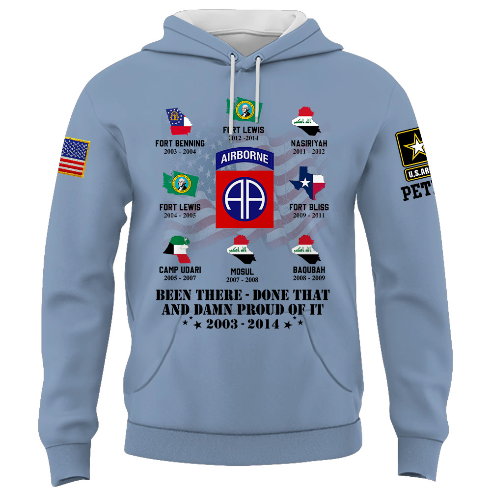 Custom Shirt Veteran Proudly Served In Military Base Personalized Gift K1702 Trhn
