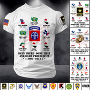 Custom Shirt Veteran Proudly Served In Military Base Personalized Gift K1702 Trhn