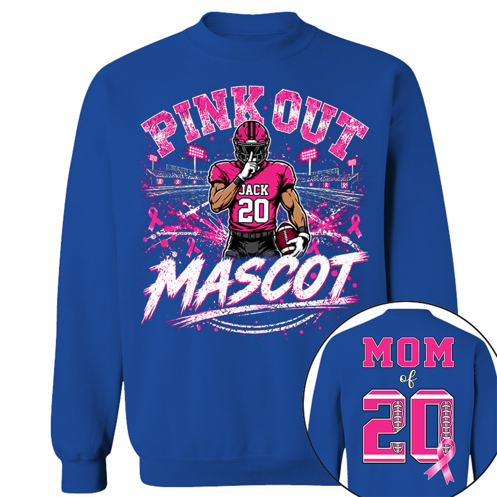Personalized Pink Out Shirt Breast Cancer Awareness Custom Name & Number Shirt T1807 VH01