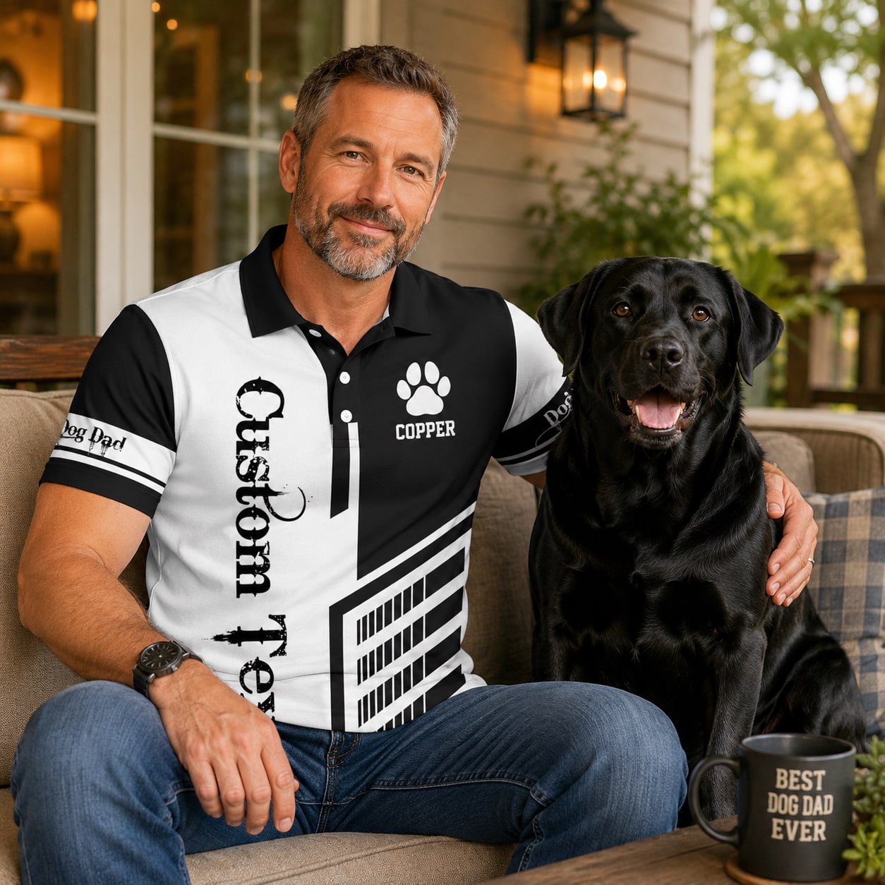 This Human Belongs To, Personalized Shirt, Custom Photo Dog Gift For Dog Lover T1807 Pt99