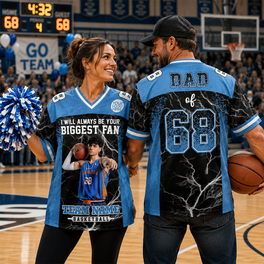 Custom I Will Always Be Your Biggest Fan Shirt, Photo Basketball Player , Gift For Basketball Mama L0411 Hv01