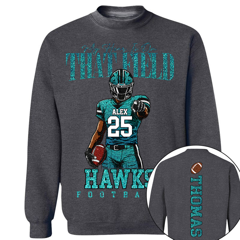Personalized I Will Always Be Your Biggest Fan, Custom Football Player Arts Gameday Shirt, Gift For Football Mom Grandma Football Lovers  MI209 TH23