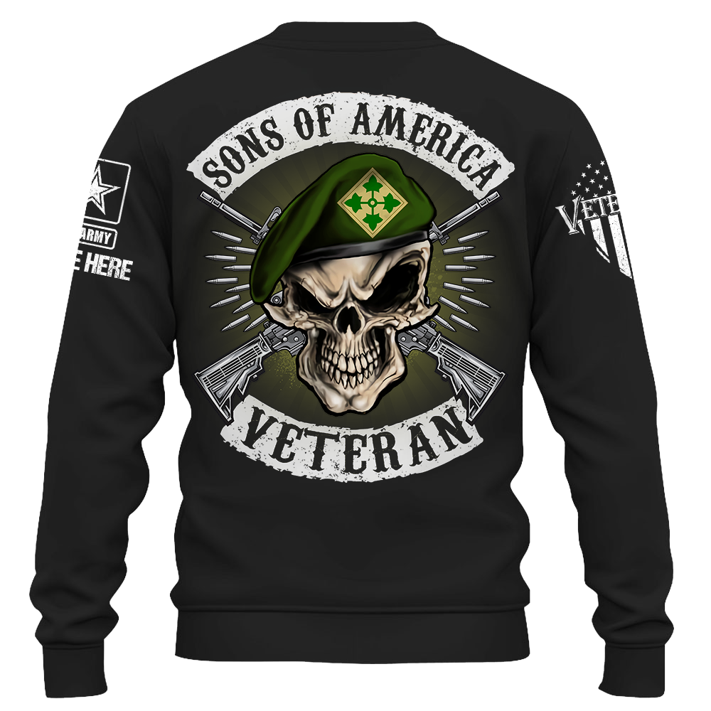 Personalized Shirt Sons Of America Veteran Gift For Veteran K1702