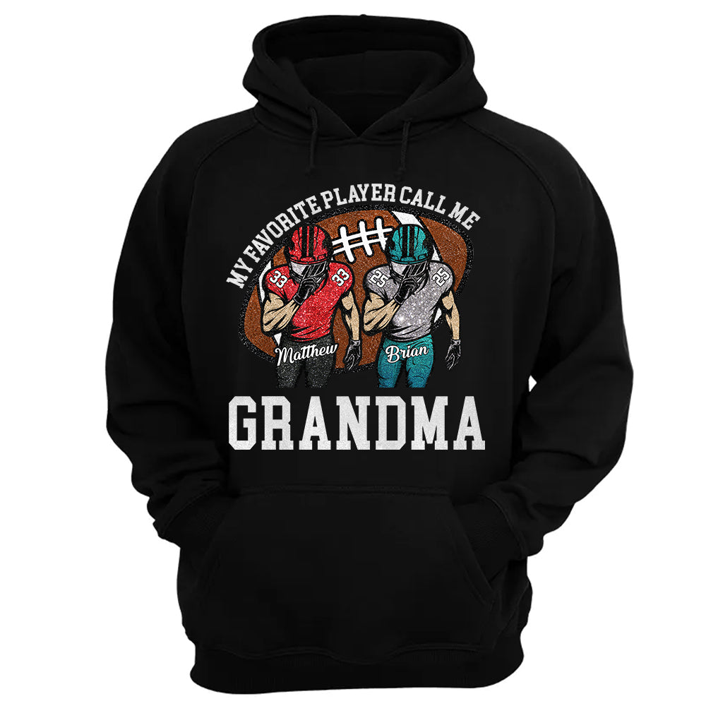 My Favorite Player Call Me Mom Grandma Personalized Football Mom Grandma Shirt Gift For Sport Family T1807 TH23