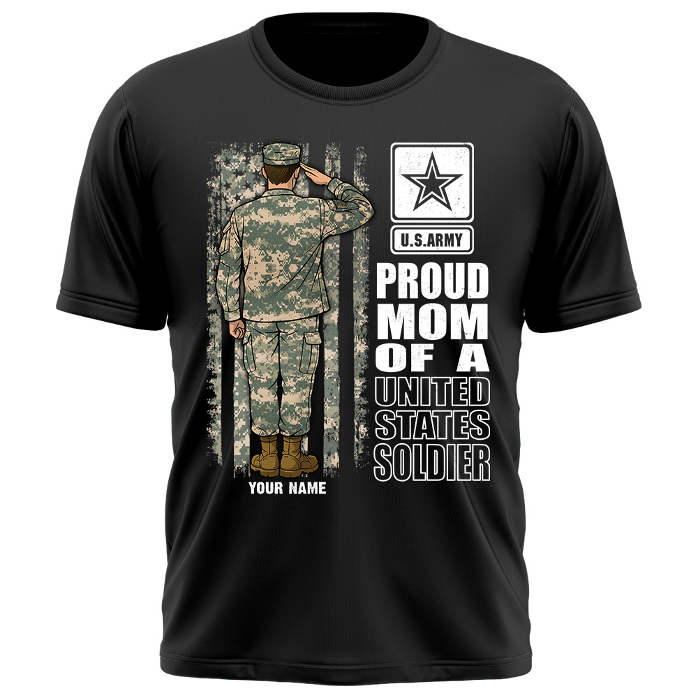 Proud Army Mom Custom Camouflage Shirt For US Military Mom Dad Sister ... All Other Family Members K1702 Trhn