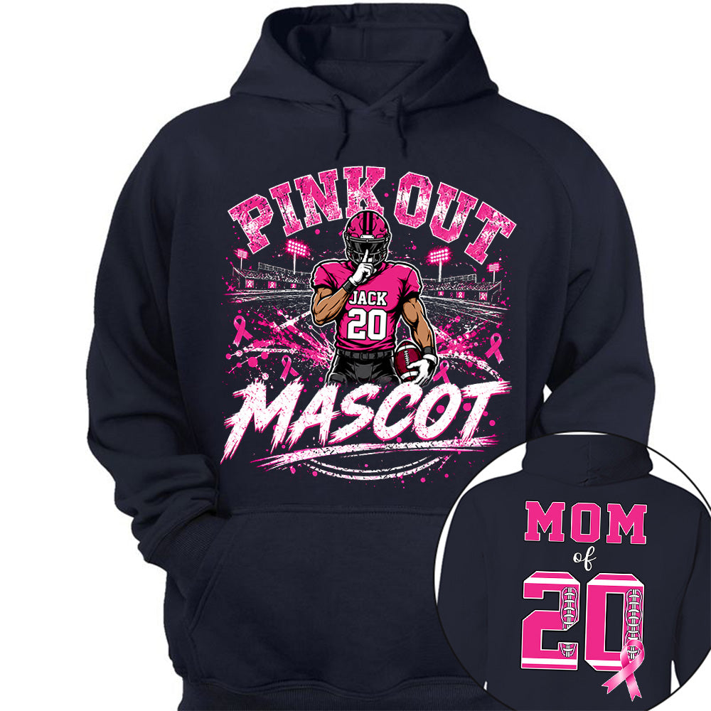 Personalized Pink Out Shirt Breast Cancer Awareness Custom Name & Number Shirt T1807 VH01