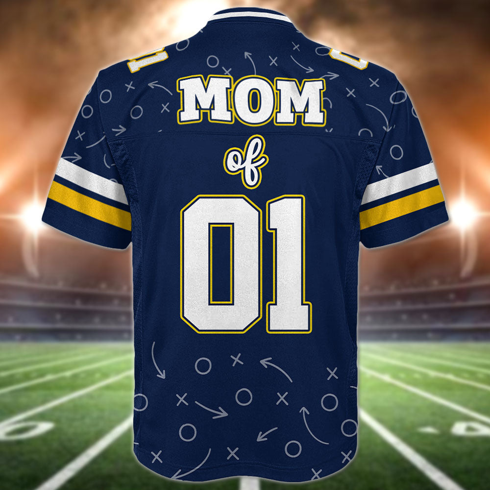 Custom Photo I'll Always Be Your Biggest Fan Football Jersey Gift For Football Lovers - Personalized Gift For Football Mom, Dad, Family Vr2 Pt99