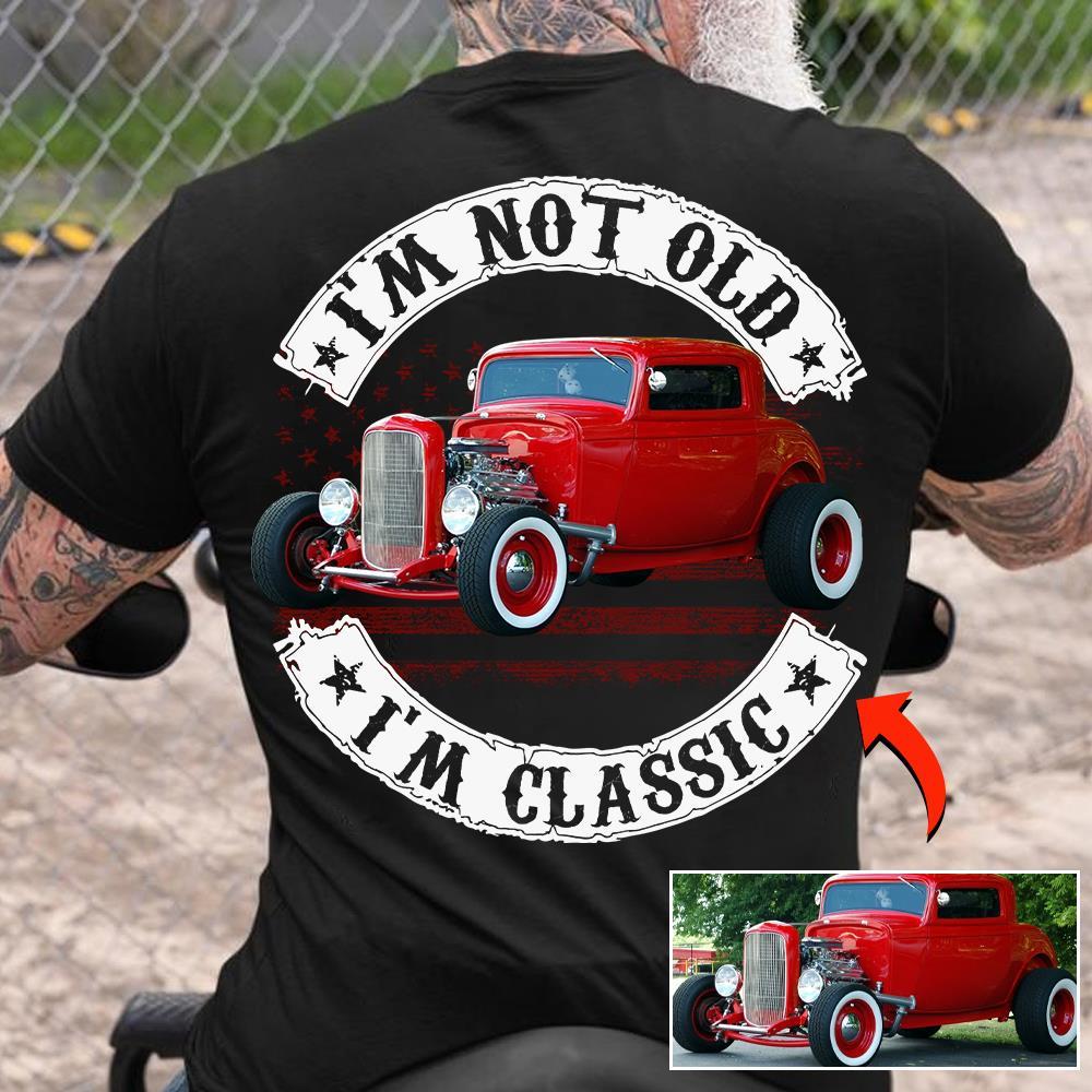 This Is How I Roll - Custom Photo Hot rod Car Shirt - Personalized Upload Vehicle Photo Nh00