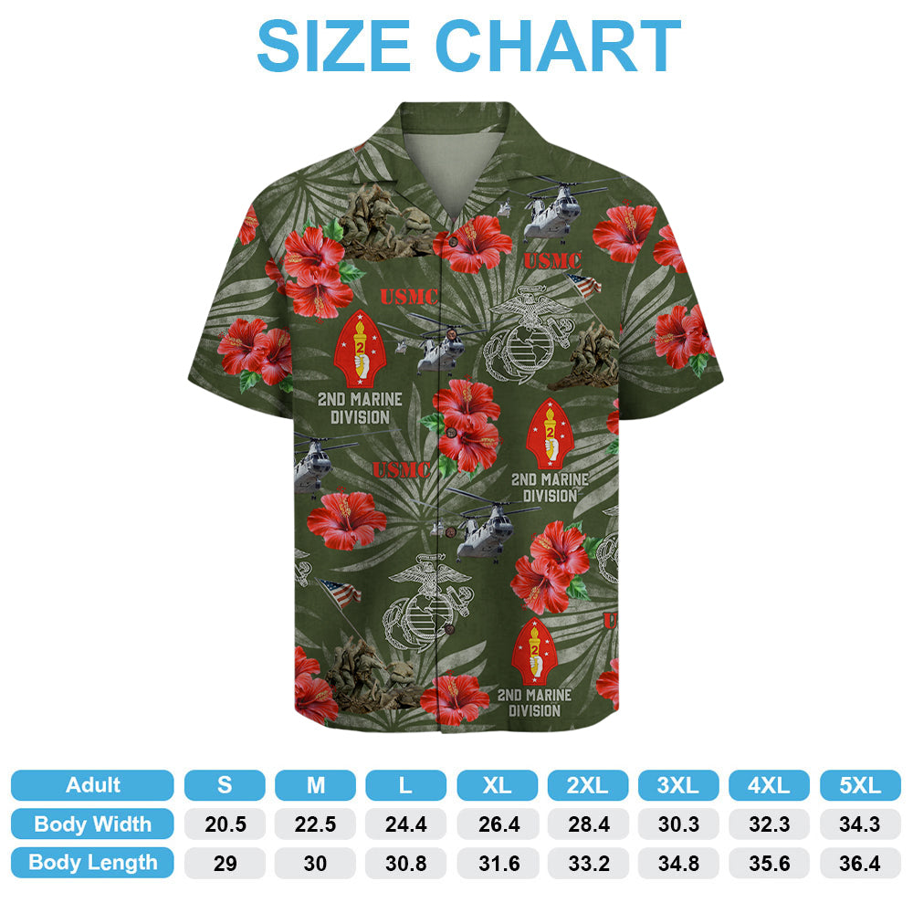 Personalized Hawaiian Shirt Military Division Gift For Veterans Custom All Branches Hawaiian Shirt K1702 Trhn