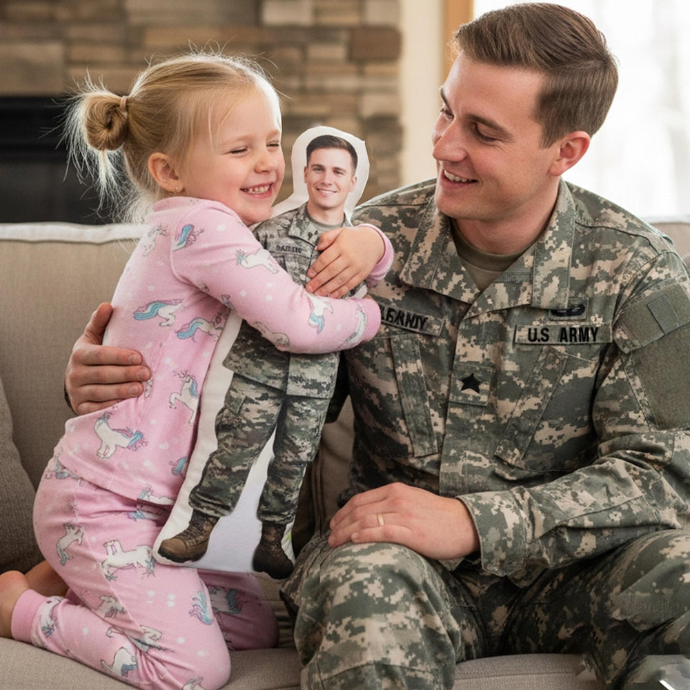 This Personalized Military Hero Photo Pillow Is Custom Gift For Military Soldier Veteran Pillow K1702 Trhn