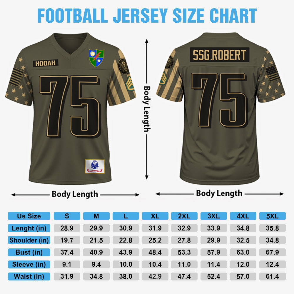 Personalized Jersey Football Military Armed Forces Shirt Gift For Veteran Soldier K1702 MT2
