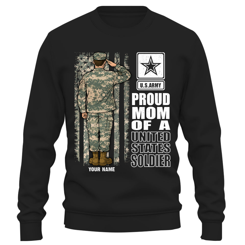 Proud Army Mom Custom Camouflage Shirt For US Military Mom Dad Sister ... All Other Family Members K1702 Trhn