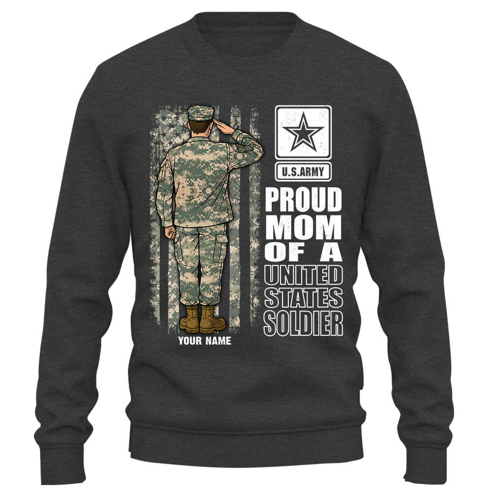 Proud Army Mom Custom Camouflage Shirt For US Military Mom Dad Sister ... All Other Family Members K1702 Trhn