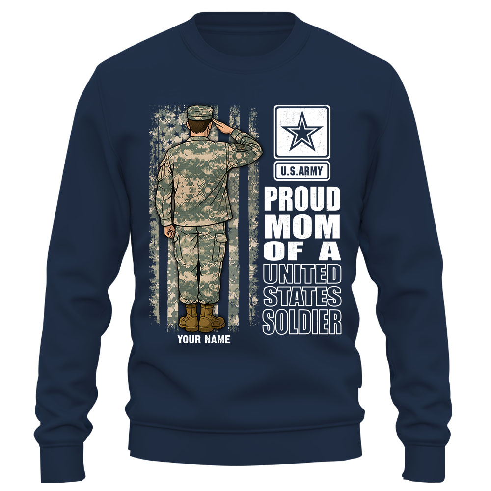 Proud Army Mom Custom Camouflage Shirt For US Military Mom Dad Sister ... All Other Family Members K1702 Trhn