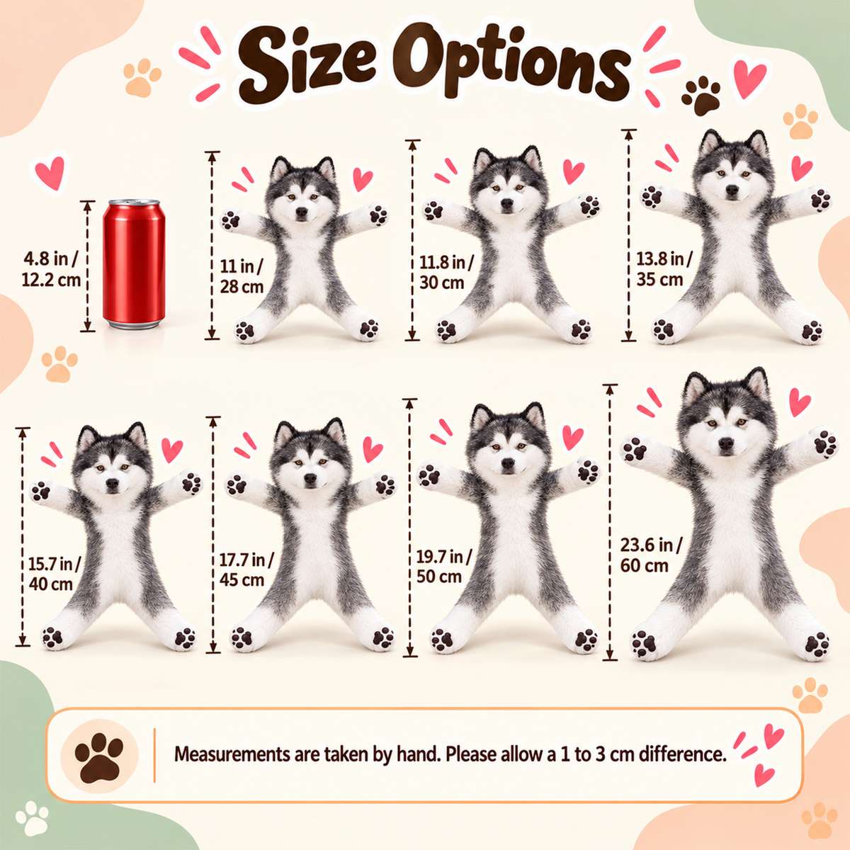 Personalized Alaskan Malamute Photo Pet Squishy Toy Poseable Plush Doll, Funny Gift For Dog Mom, Dad, Pet Lover T1807 T24 TL06