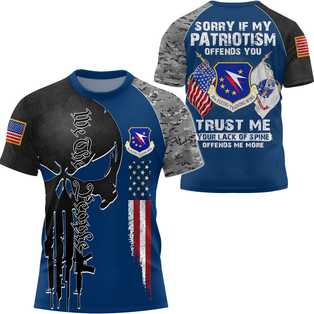 Sorry If My Patriotism Offends You Trust Me Custom All Over Print Shirt For Veteran Soldier Custom All Branch Military K1702