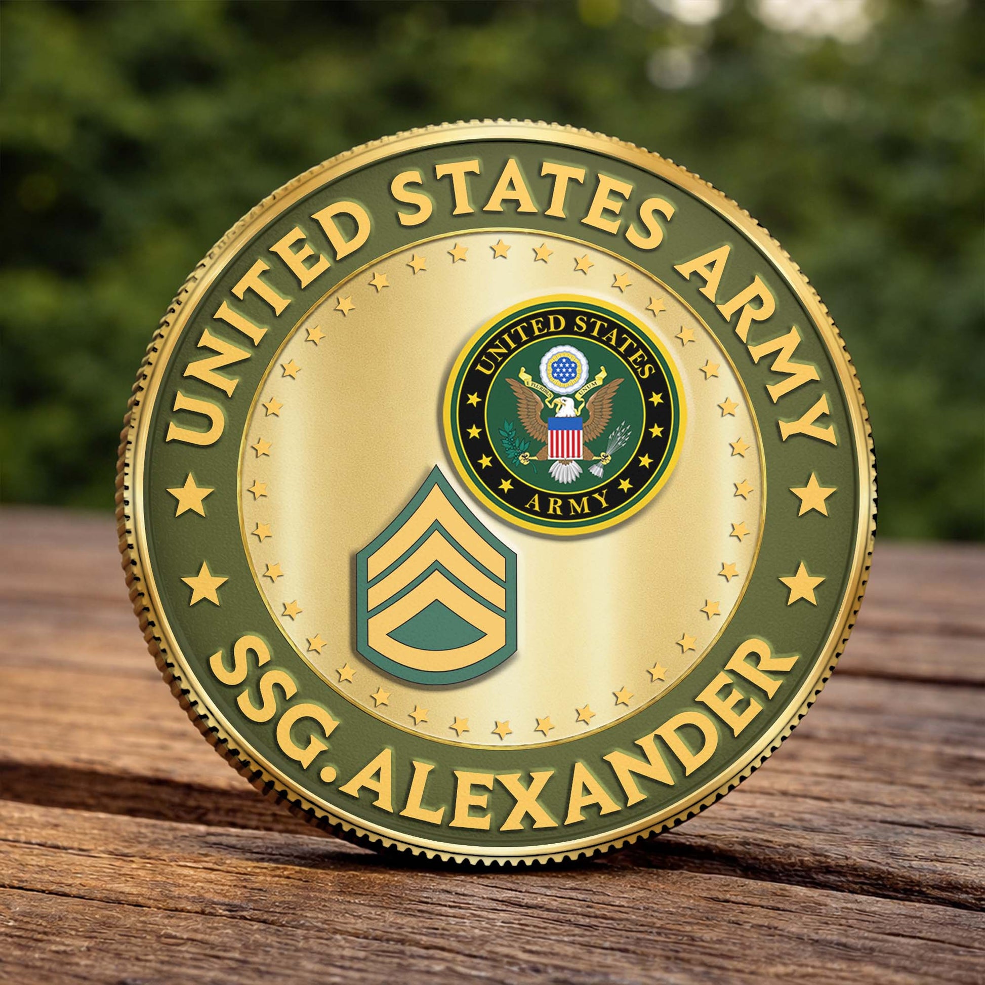 Custom Commemorative Coin Military Base Property of Fort Benning US Veteran All Branch Gift K1702 MT2
