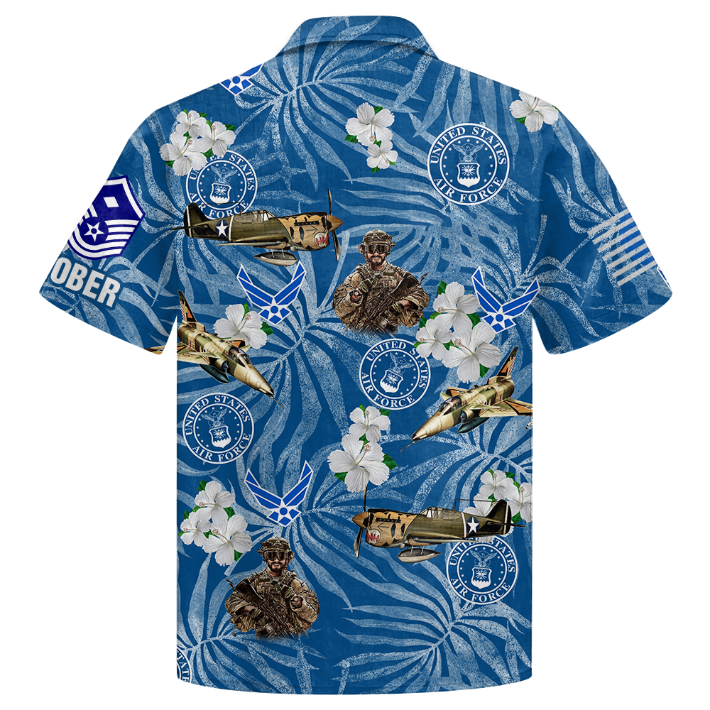 Personalized Hawaiian Shirt For Veterans Custom All Branches And Name Hawaiian Shirt Gift K1702