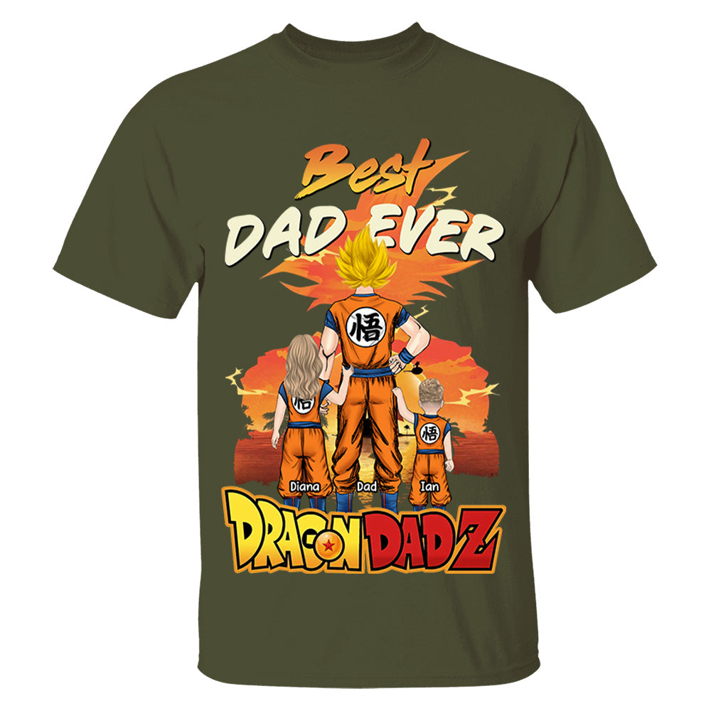 Personalized DragonDad Best Dad Ever Shirt, Gift For Dad, Father's Day L0411 VH01 