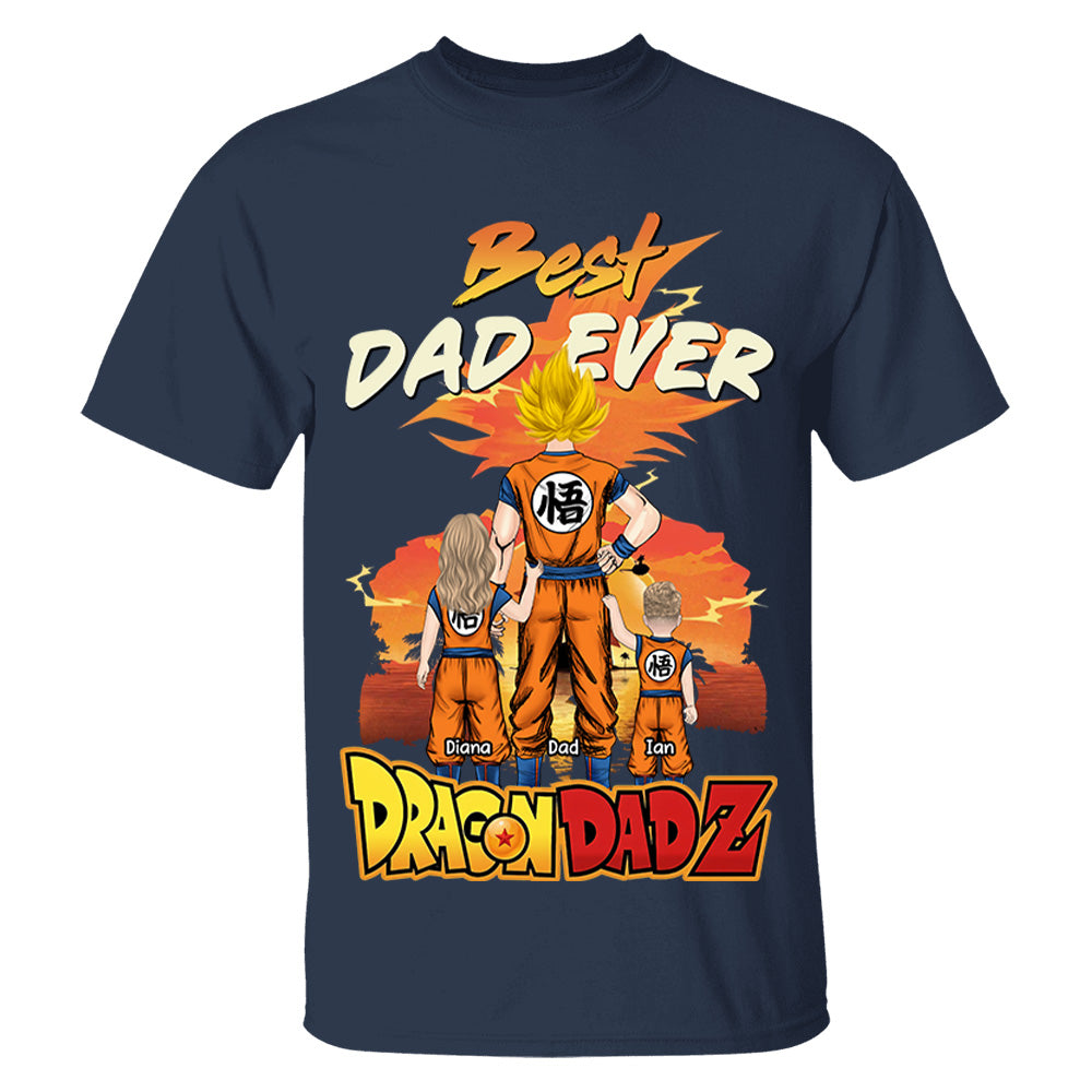 Personalized DragonDad Best Dad Ever Shirt, Gift For Dad, Father's Day L0411 VH01 