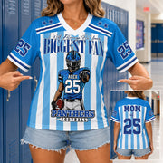 I Will Always Be Your Biggest Fan, Personalized Game Day Football Jersey, Gift For Football Mom Grandma Football Lovers MI209 Nh00