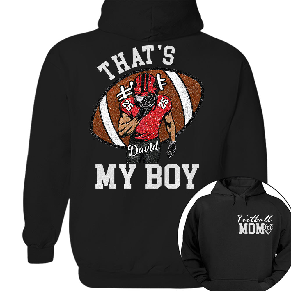 Personalized Football Mom Football Grandma Shirt Those Are My Kids Shirt Gift For Sport Family T1807 T24