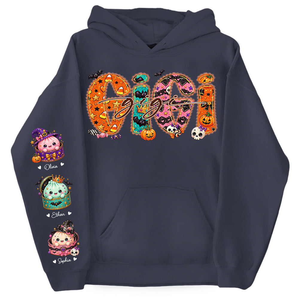Custom Gigi Mimi Nana Mama Little Dumpling Shirt, Trendy Halloween Sweatshirt L0411 Hv01