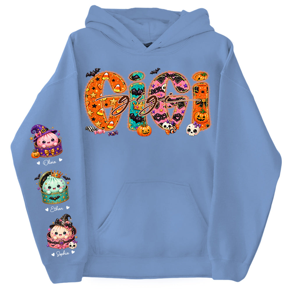Custom Gigi Mimi Nana Mama Little Dumpling Shirt, Trendy Halloween Sweatshirt L0411 Hv01