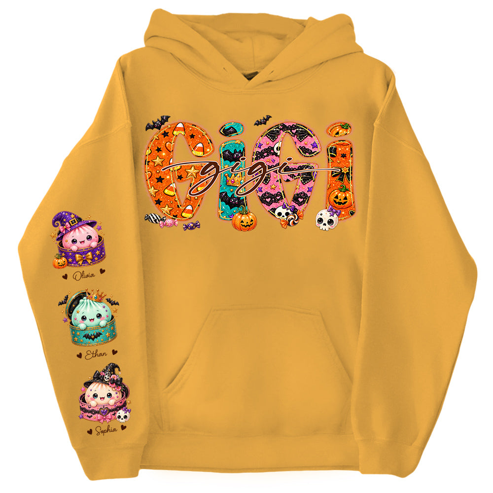 Custom Gigi Mimi Nana Mama Little Dumpling Shirt, Trendy Halloween Sweatshirt L0411 Hv01