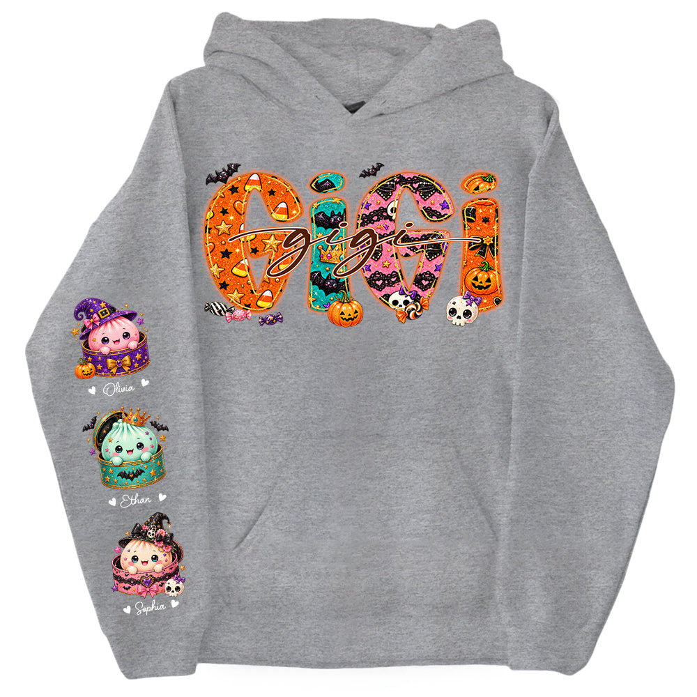 Custom Gigi Mimi Nana Mama Little Dumpling Shirt, Trendy Halloween Sweatshirt L0411 Hv01