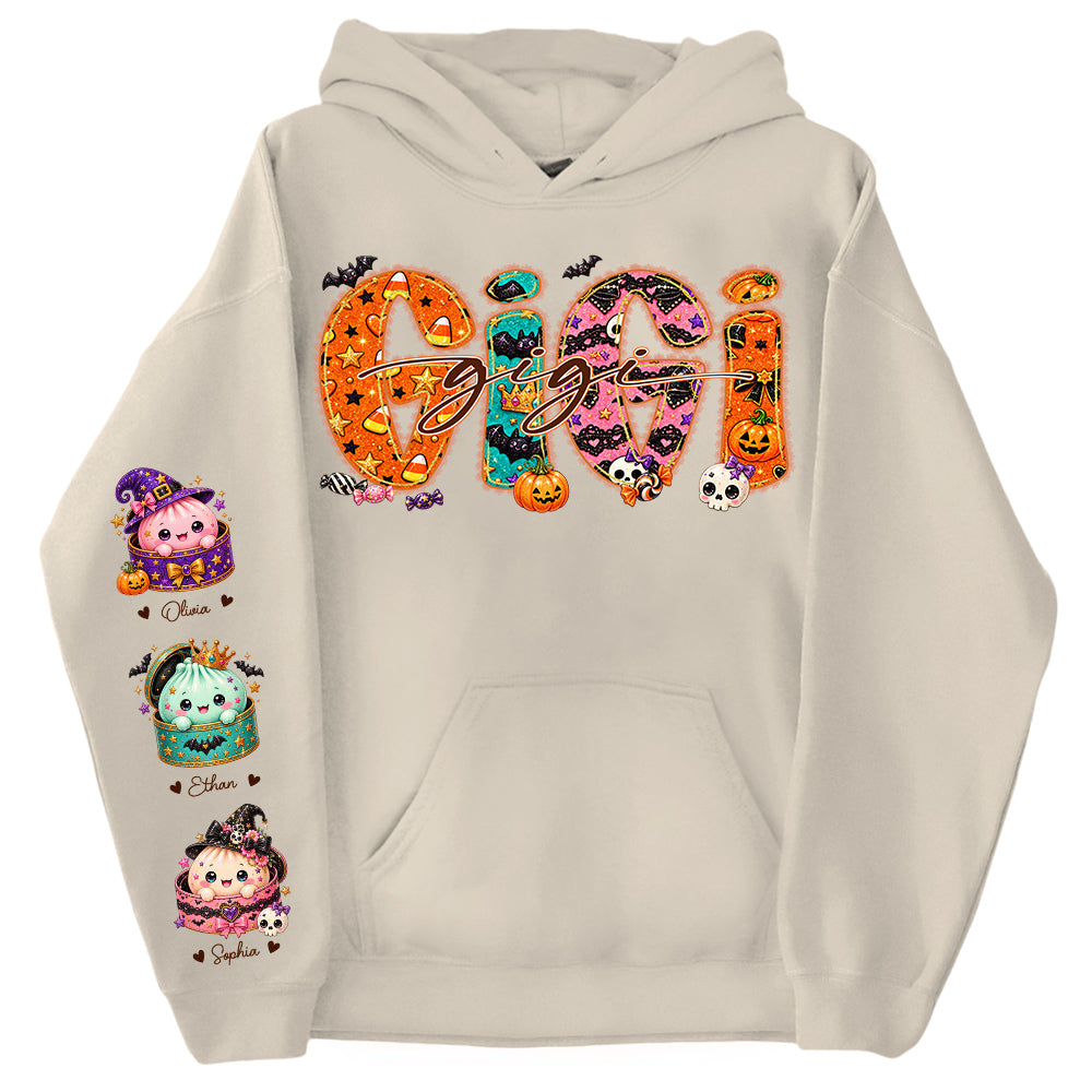 Custom Gigi Mimi Nana Mama Little Dumpling Shirt, Trendy Halloween Sweatshirt L0411 Hv01