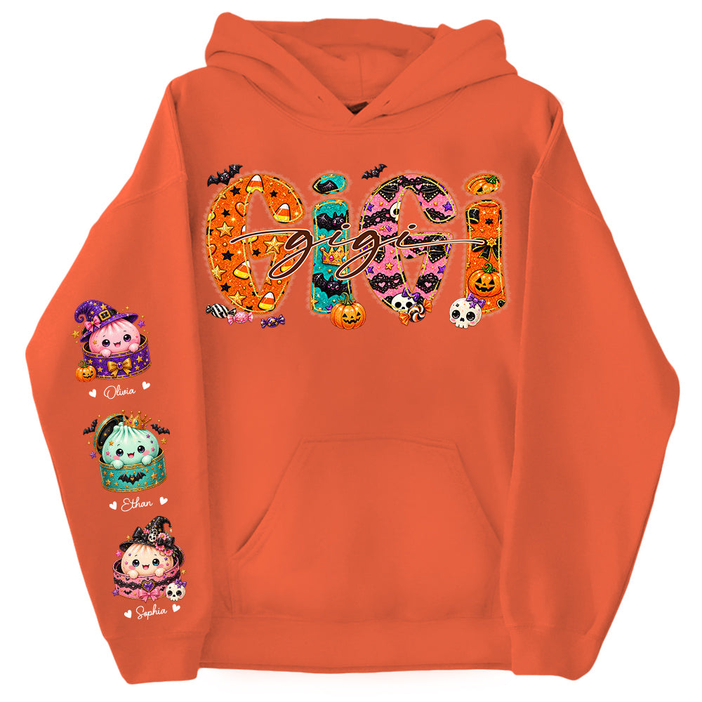Custom Gigi Mimi Nana Mama Little Dumpling Shirt, Trendy Halloween Sweatshirt L0411 Hv01