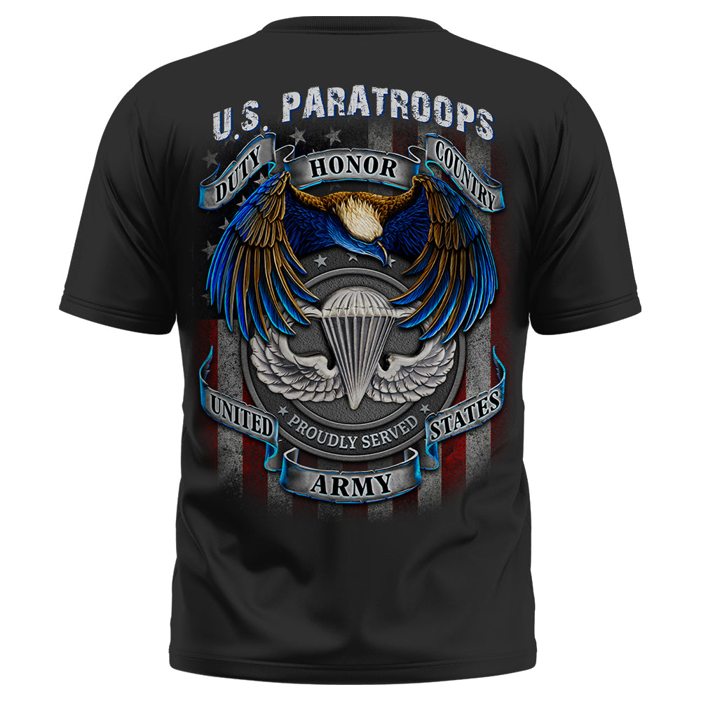 Custom Shirt United States Military  Unit Patches Badges Available all Military Branch Gift For Veterans K1702 Trhn