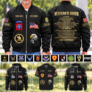 Custom Veteran Shirt Available All Military Branches Veteran's Creed All Over Print Shirt For Veteran K1702 MT2 KL07
