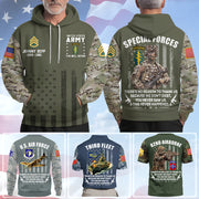 Custom Shirt Camouflage Veteran There's No Reason To Thank Us Gift For Veterans All Over Print Shirt K1702 Trhn