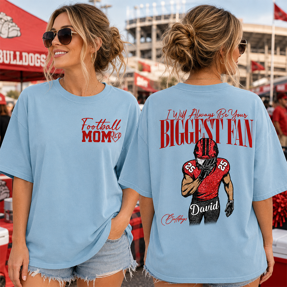I'll Always Be Your Biggest Fan - Washed Tee Retro Bootleg Shirt For Football Players Na02 Hv01