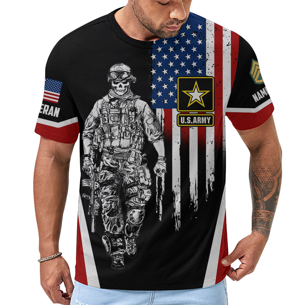 Personalized Shirt For Veteran All Over Print Shirt K1702