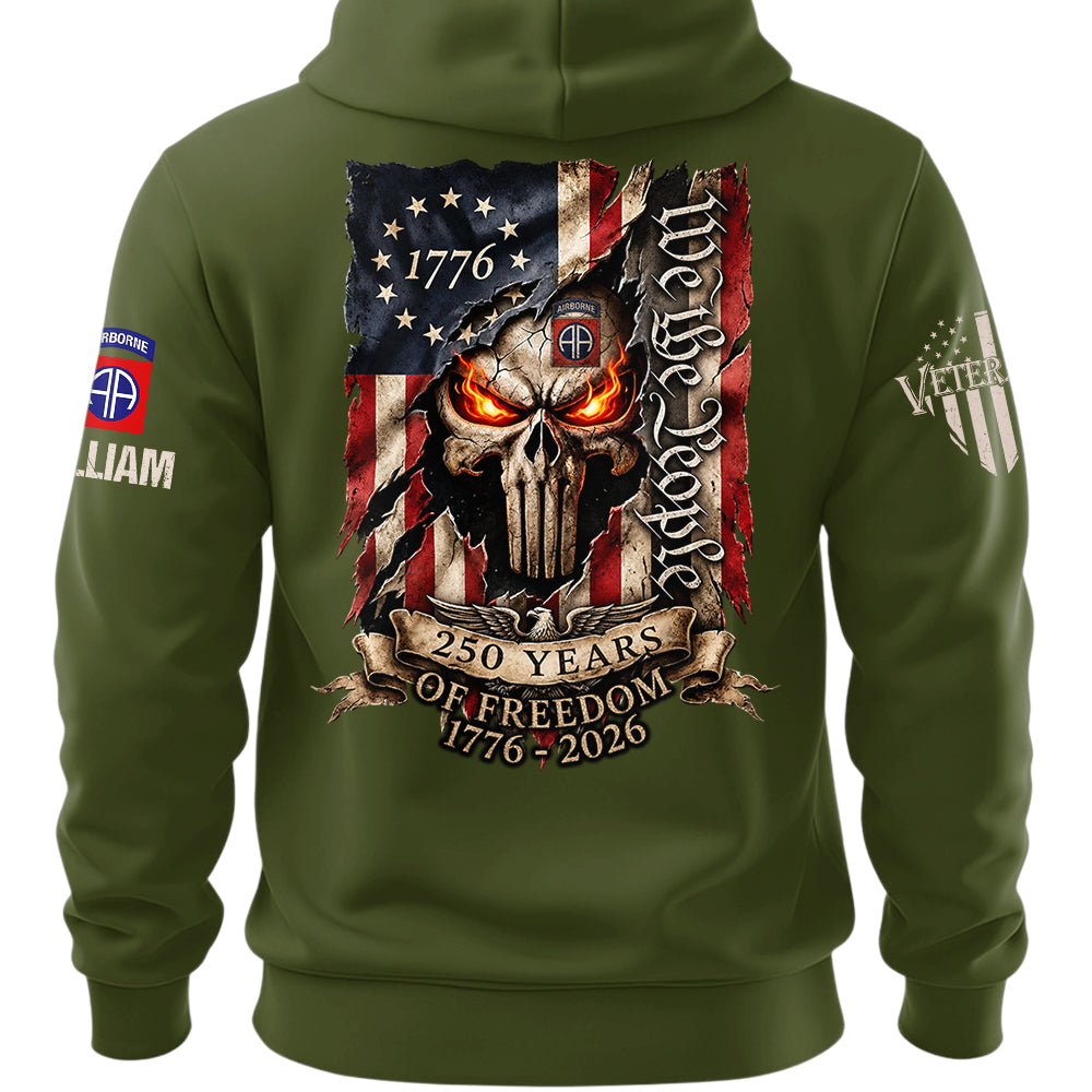 Custom 250Years Of Freedom Shirt Gift For Military Veterans We The People Shirt K1702 MT2