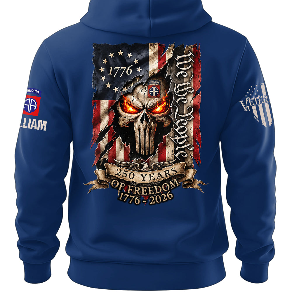 Custom 250Years Of Freedom Shirt Gift For Military Veterans We The People Shirt K1702 MT2