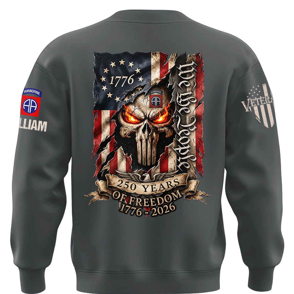Custom 250Years Of Freedom Shirt Gift For Military Veterans We The People Shirt K1702 MT2